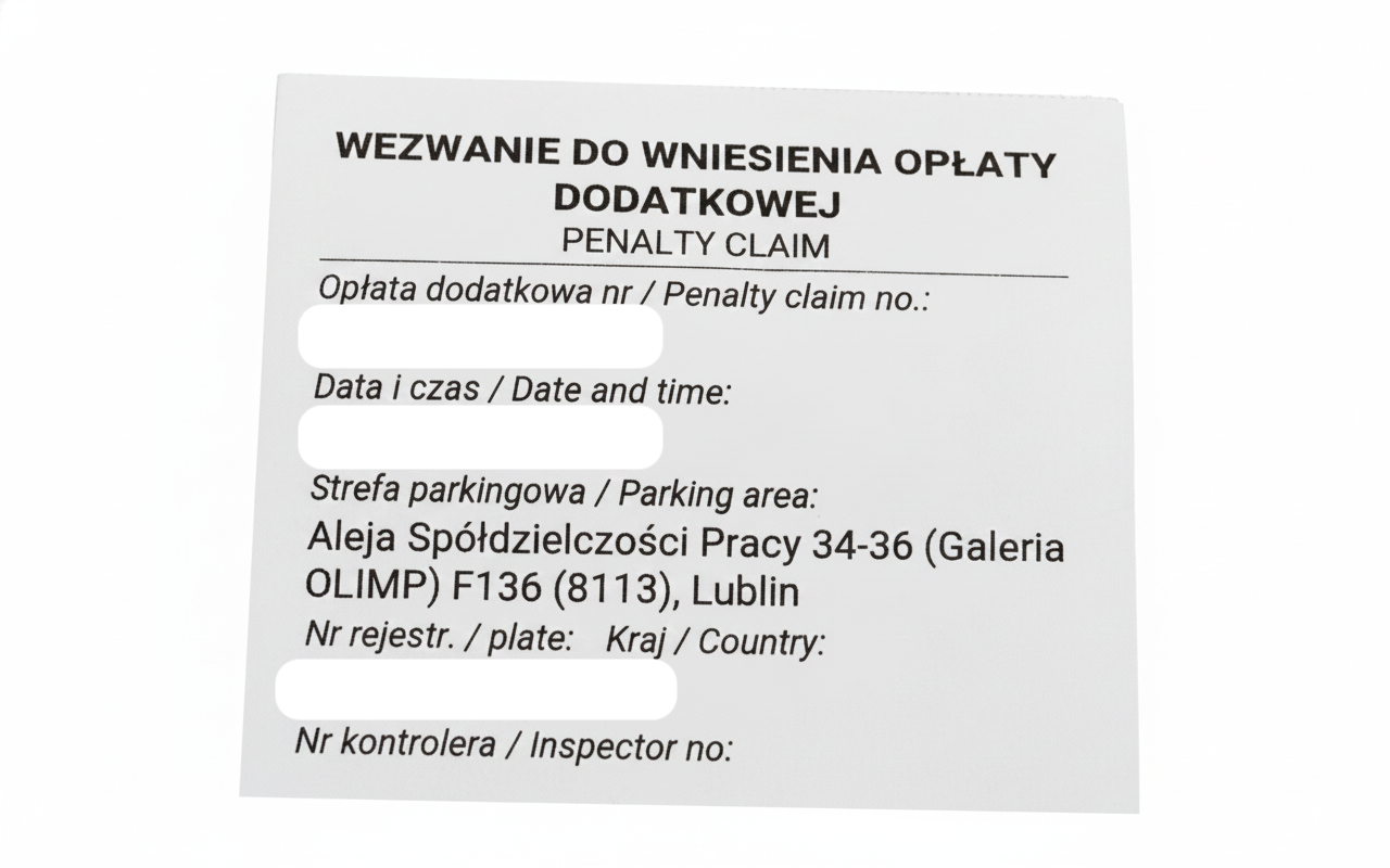 Inne wezwanie do zapłaty